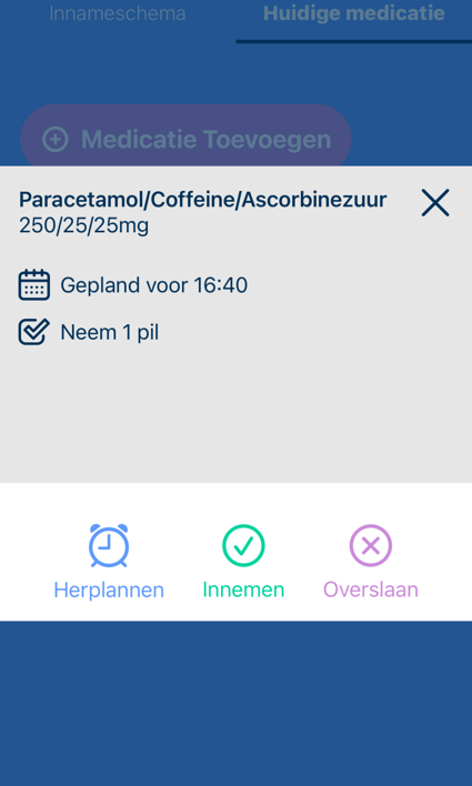 Vervolg Notificatie Inname Medicatie (2)